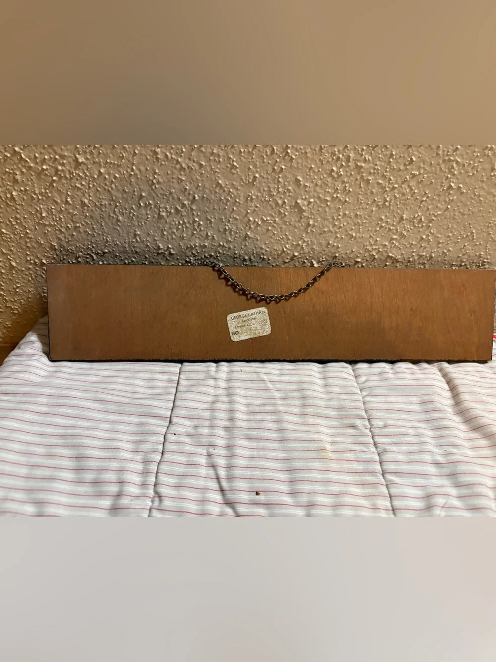 Vintage George Nathan Life is too Short to Be Small Decorative Wall Sign